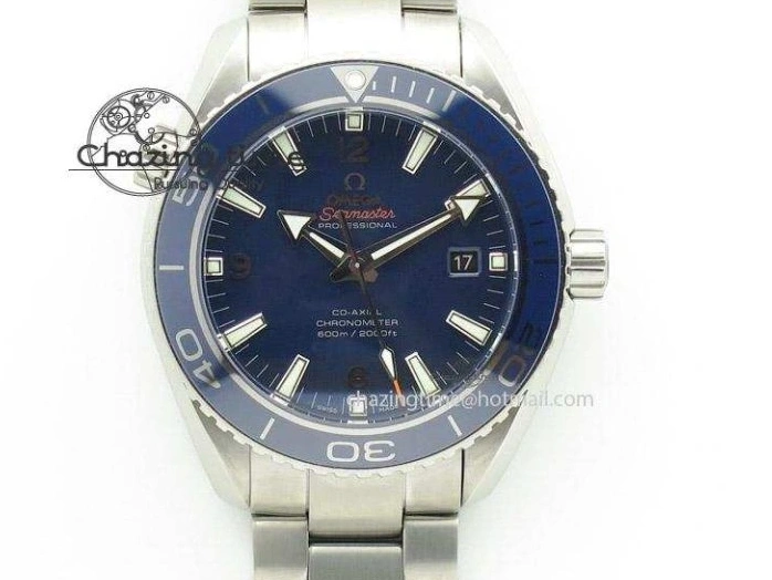 0401 Bold Seamaster Planet Ocean 600M 43.5mm SS SCF 1:1 Best Edition Green Bezel Gray Dial on Green Rubber Strap A8900 Super Clone 7666